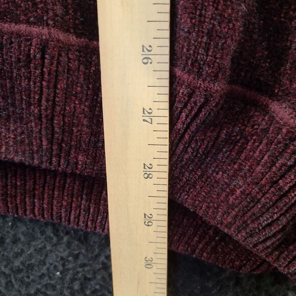 Perry Ellis Womens Sweater Purple Size Large Acrylic Blend Pullover Long Sleeve - Picture 3 of 16